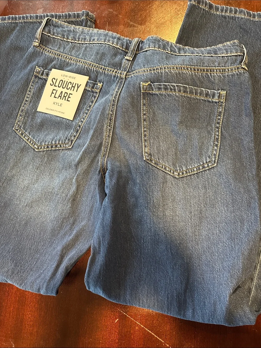 Celebrity Pink Women’s Bootcut Jeans - Dark Blue Wash